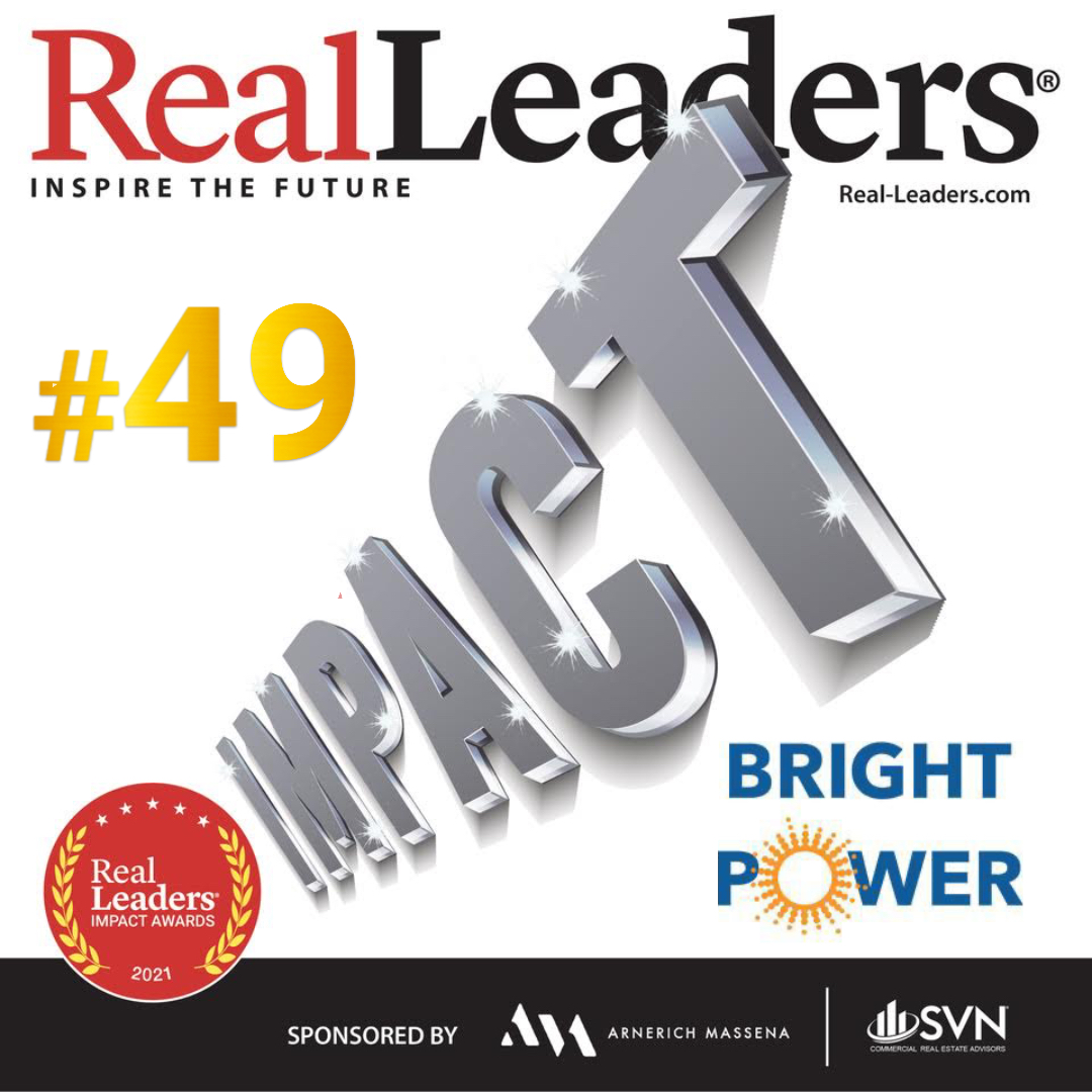 Bright Power Recognized as a Real Leaders®️ 150 Top Impact Companies of 2021